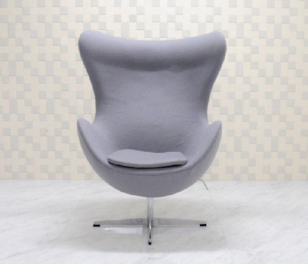 eg стул светло-серый ткань specification диван sofa стул стул персональный стул a Rene Jacobsen дизайнерский мебель eggchair