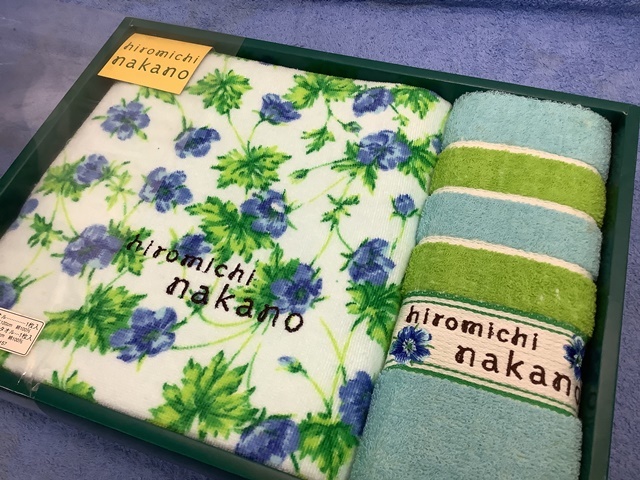 hiromichi nakanoヒロミチナカノ　タオルセット　未使用/長期保管　検　住まい　インテリア　家庭用品　ハンドタオル　バスタオル_画像3