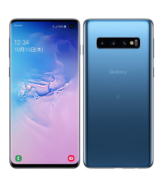 Galaxy S10 SM-G973C 128GB 楽天モバイル プリズムブルー 安… オープニング 大放出セール クリアランスsale 期間限定