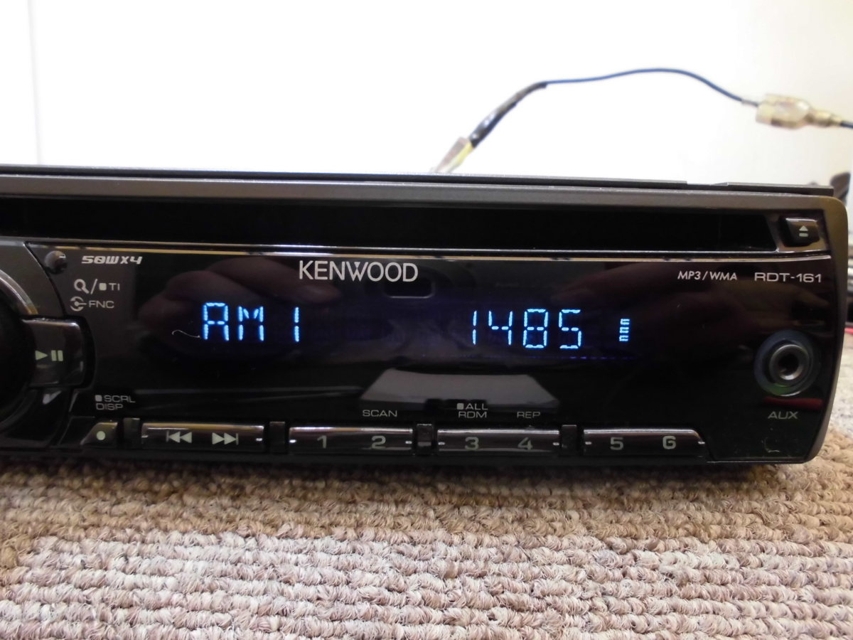 * Kenwood KENWOOD 1DIN CD плеер RDT-161 CD тюнер передний AUX терминал MP3*WMA соответствует 210902 *