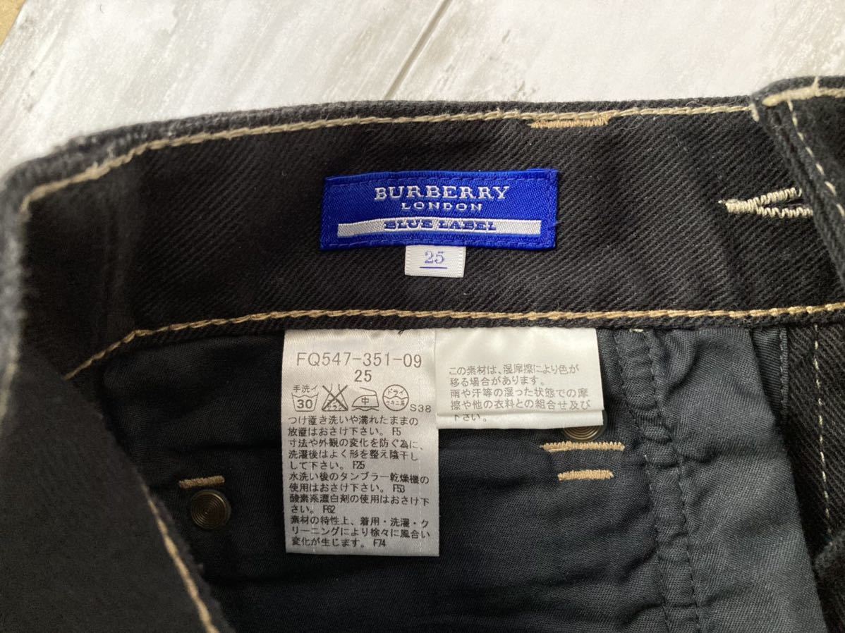  Burberry Blue Label Denim шорты 