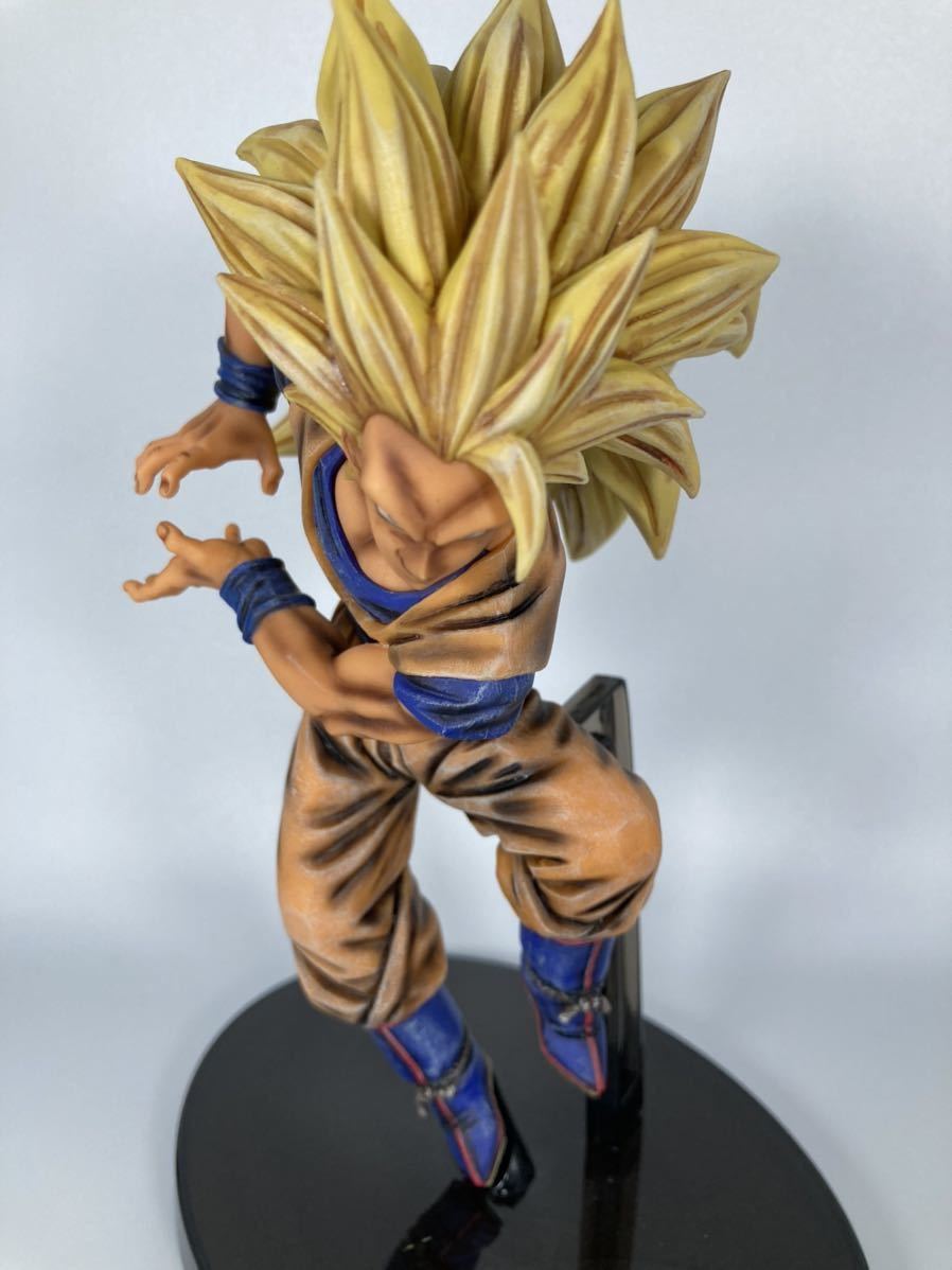 リペイント 超サイヤ人3孫悟空フィギュア ドラゴンボール超 SCultures
