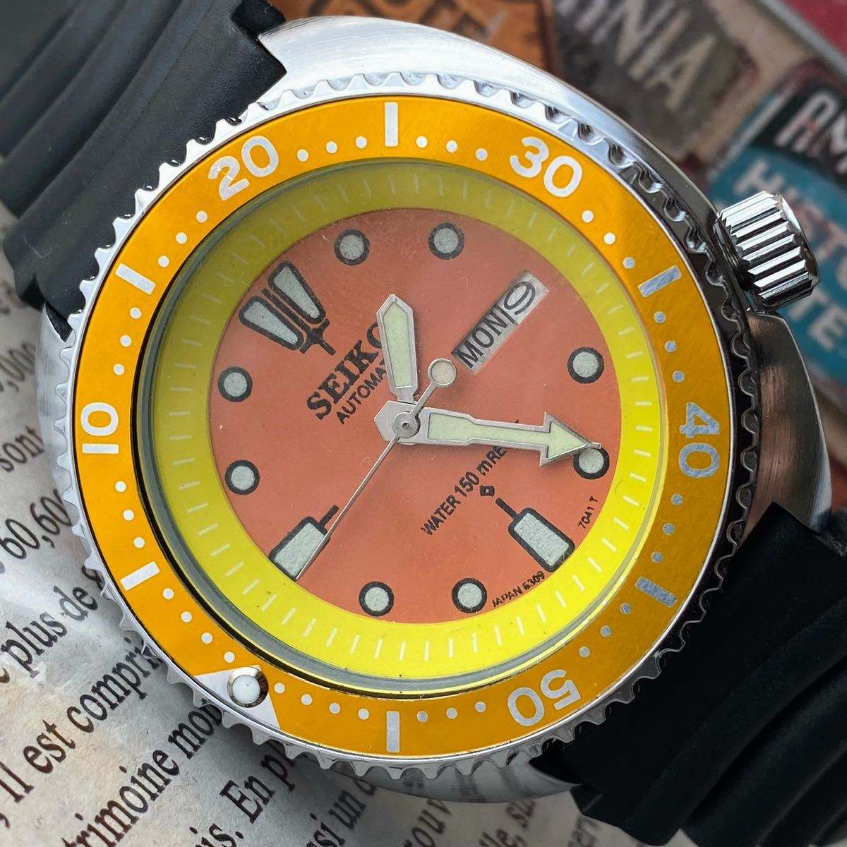 セイコー ダイバー OH済 自動巻 SEIKO 6309 腕時計 販売再開予定