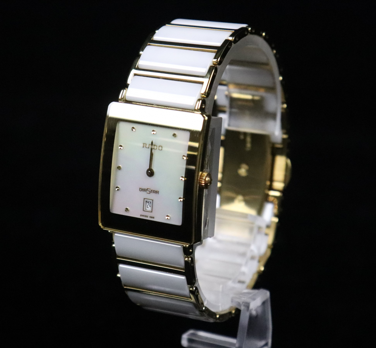 รายละเอียดสินค้าของRADO DIASTAR ラドー ダイアスター 腕時計 白×金
