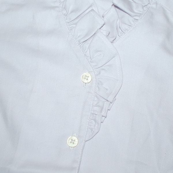 Last Comme Ca Du Mode 100 cotton 100% fine quality frill blouse lilac 
