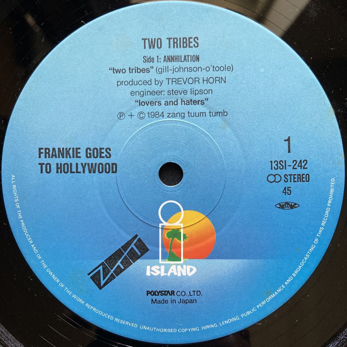 12inch FRANKIE GOES TO HOLLYWOOD / TWO TRIBES_画像8