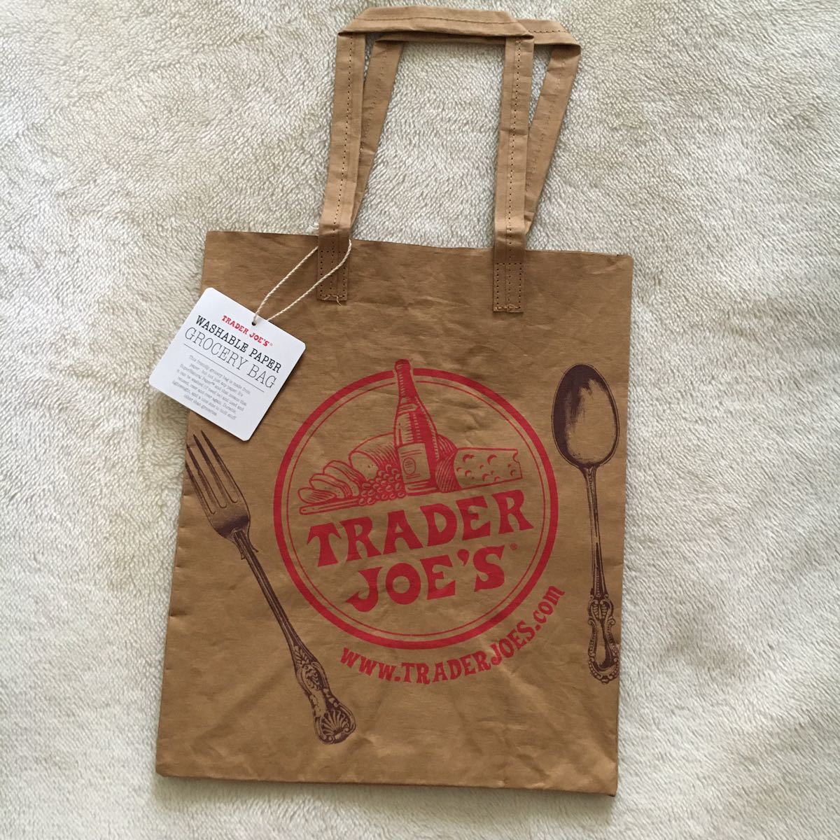 Trader Joe TRADER JOE′S ウォッシャブルペーパー エコバック