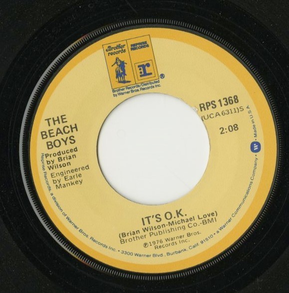 76 US Original 7 'The Beach Boys Это О.К.