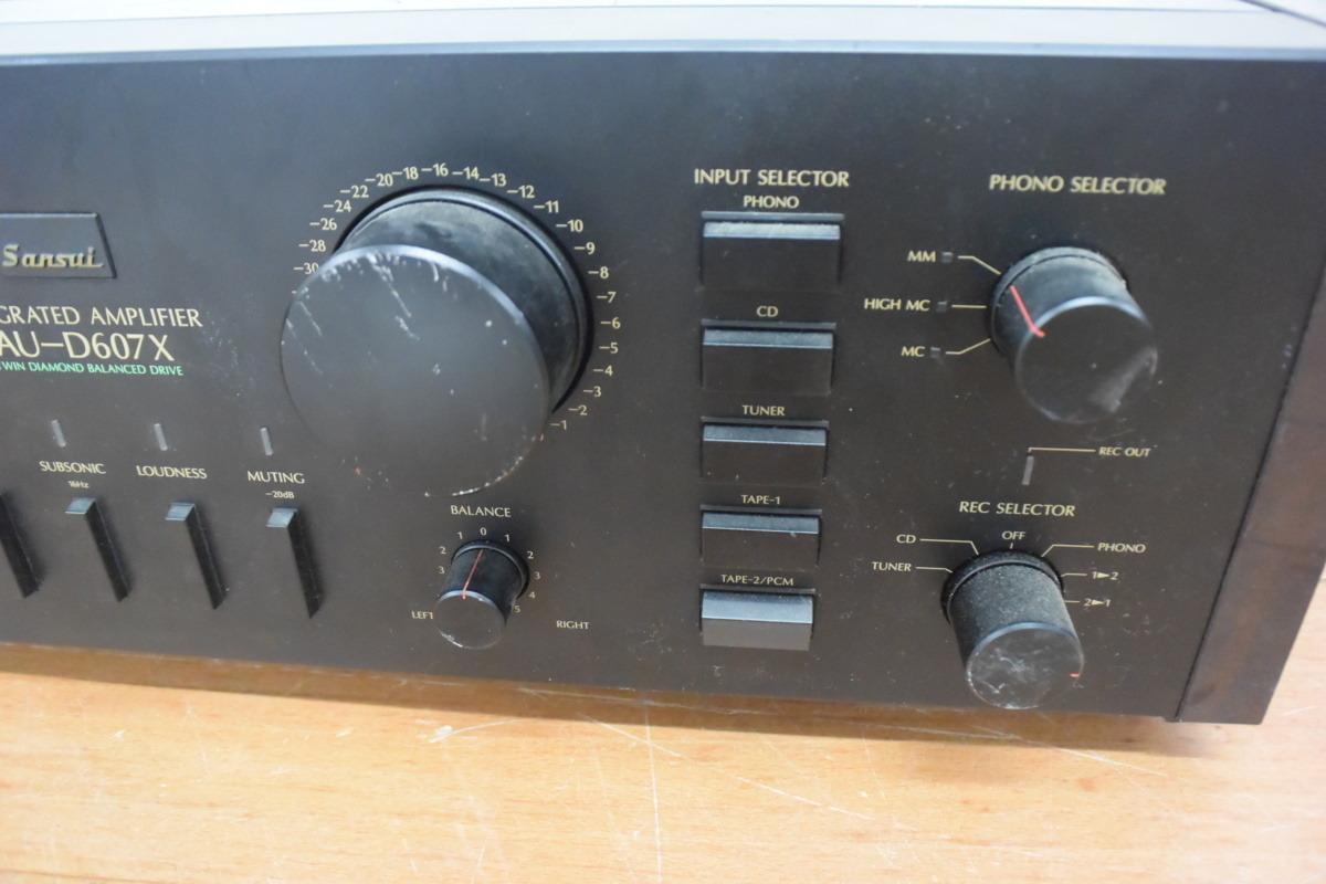 Sansui サンスイ プリメインアンプ AU-D607X | navegadorinternet.com.br