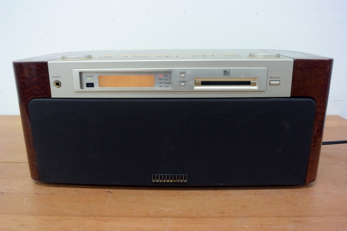 ジャンク SONY ソニー セレブリティ MD CD NEW STEREO MD-7000