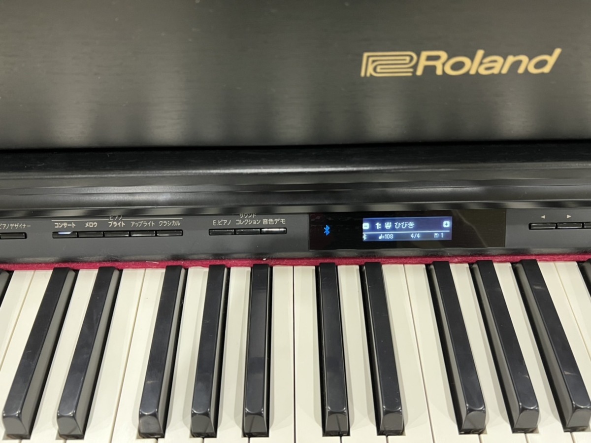 △品 楽器 電子ピアノ Roland HP605 88鍵盤 2015年製 イス付き
