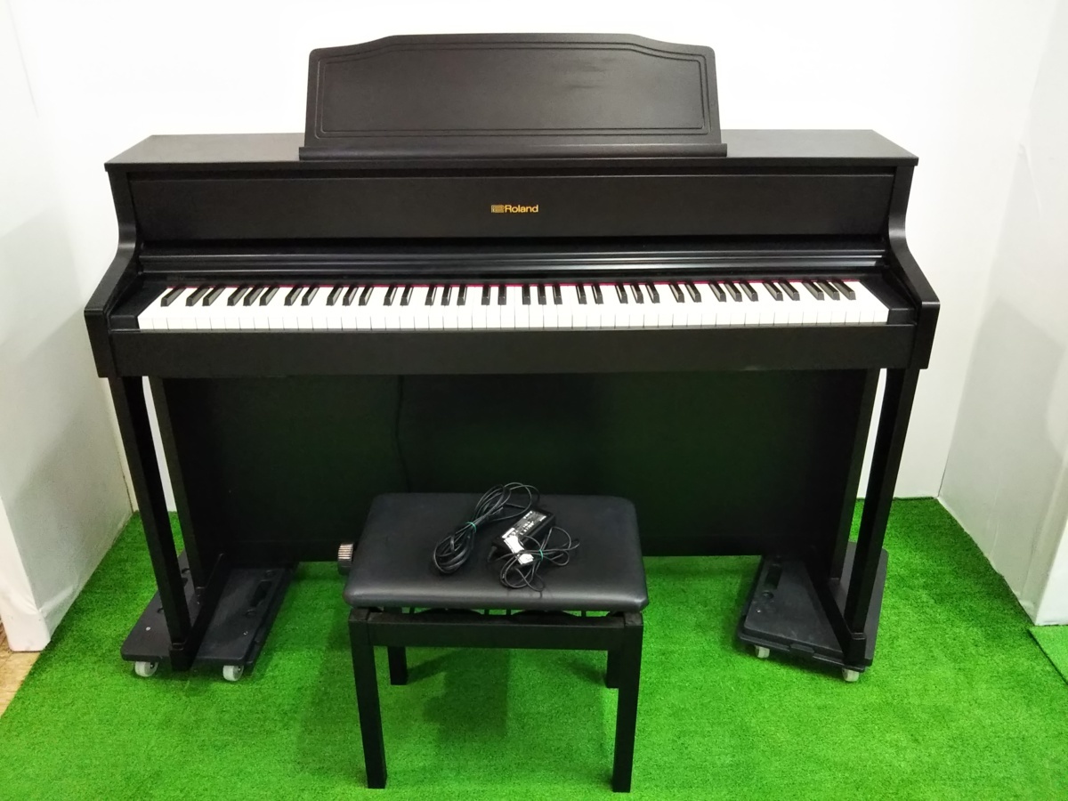 △品 楽器 電子ピアノ Roland HP605 88鍵盤 2015年製 イス付き