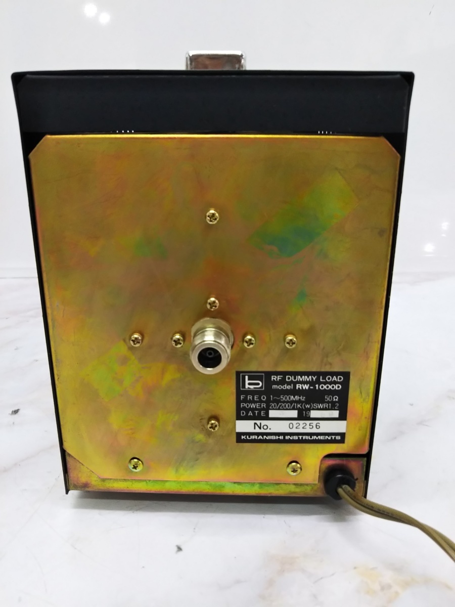 △現状品 アマチュア無線 終端型電力計 KURANISHI RW-1000D △現状品 アマチュア無線 終端型電力計 KURANISHI RW-1000D