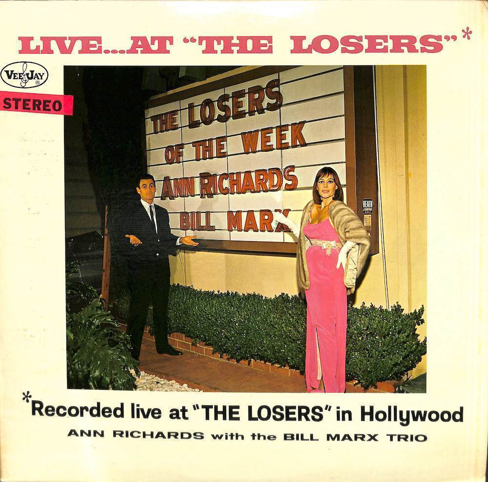 244153 ANN RICHARDS WITH THE BILL MARX TRIO / Live At The Losers(LP)_画像1