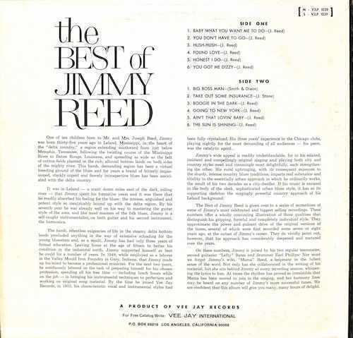 242546 JIMMY REED / The Best Of(LP)_画像2