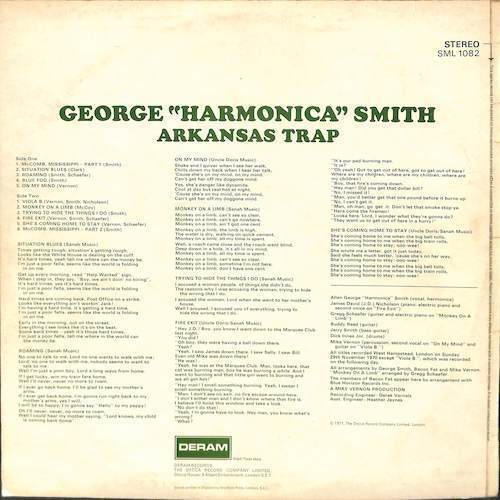 245223 GEORGE HARMONICA SMITH / Arkansas Trap(LP)_画像2