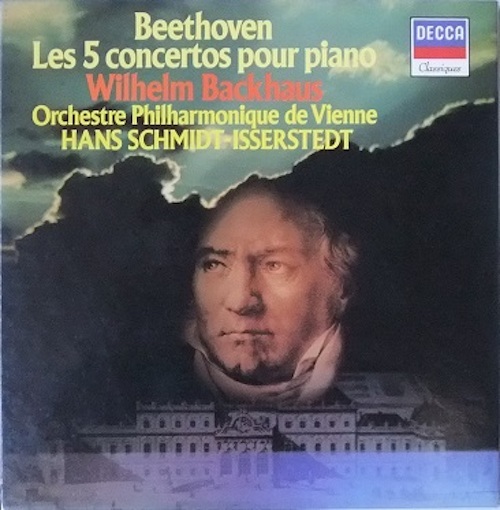 M0526 WILHELM BACKHAUS ヴィルヘルム・バックハウス / Beethoven 5 Concerto for Piano ピアノ協奏曲第15 , 19 ,37 , 58 , 73番(LP)_画像1