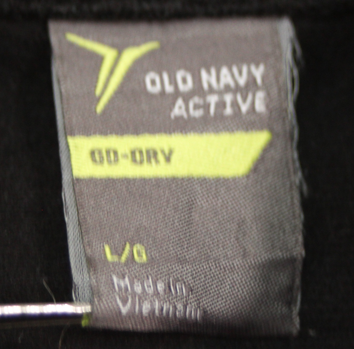 M100 OLD NAVY ACTIVE オールドネイビーアクティブ GO-DRY フルジップパーカー Lサイズ ブラック_画像5