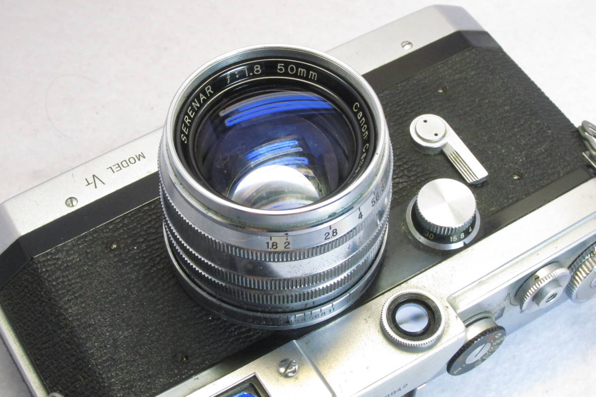 Canon VT Canon Lens 50mm 1:1.8 キャノン ジャンク扱い_画像5