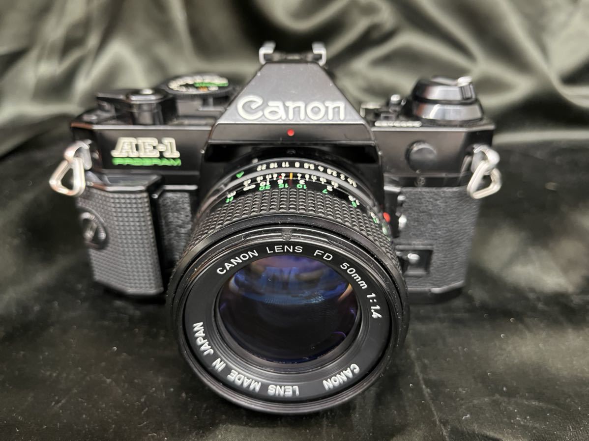 CANON キャノン AE-1 PROGRAM ボディ LENS FD 50mm 1:1.4 レンズ