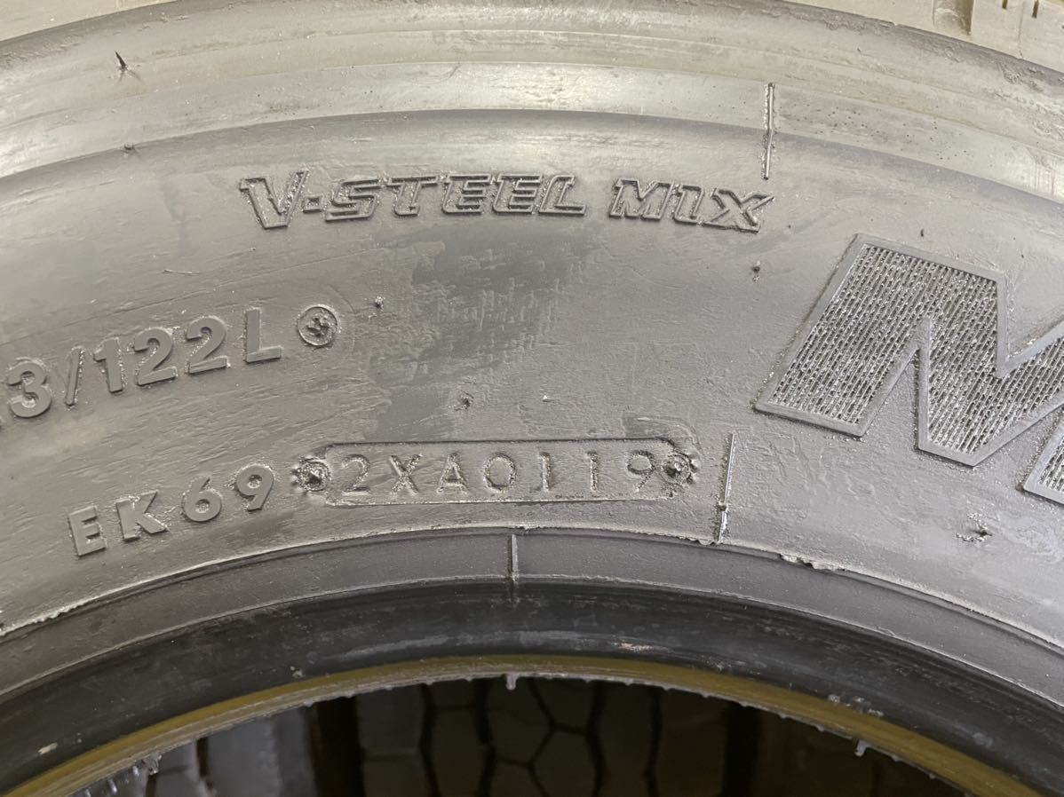 225/80R17.5(123/122L)[商品番号5008]ブリヂストンM800 2019年製6本セットの画像9