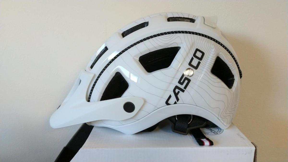 ブランド品専門の CASCO MTBヘルメット MTB-E White Mサイズ（54-58cm