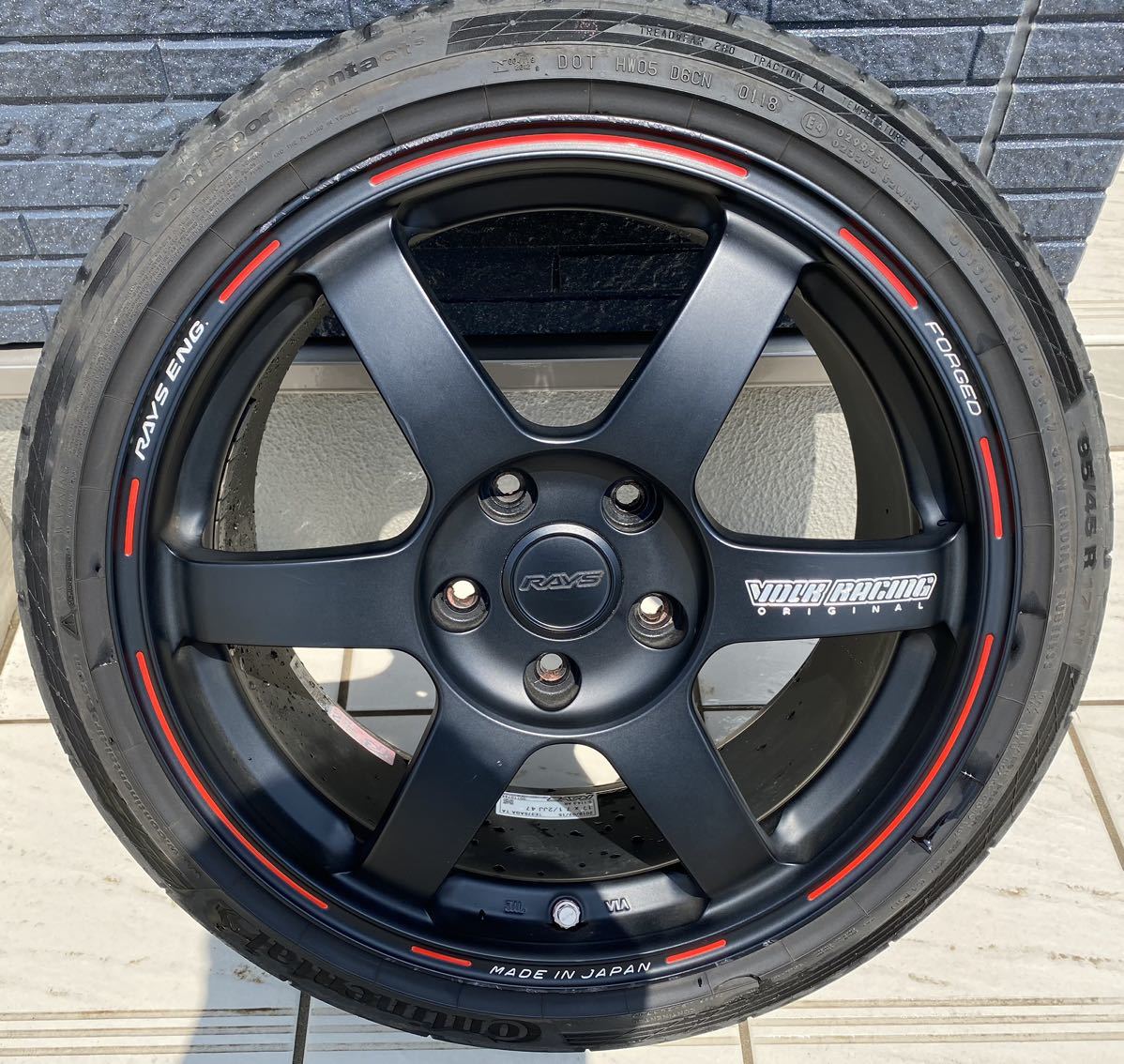 RAYS レイズ VOLK RACING ボルクレーシング TE37SAGA TIME ATTACK