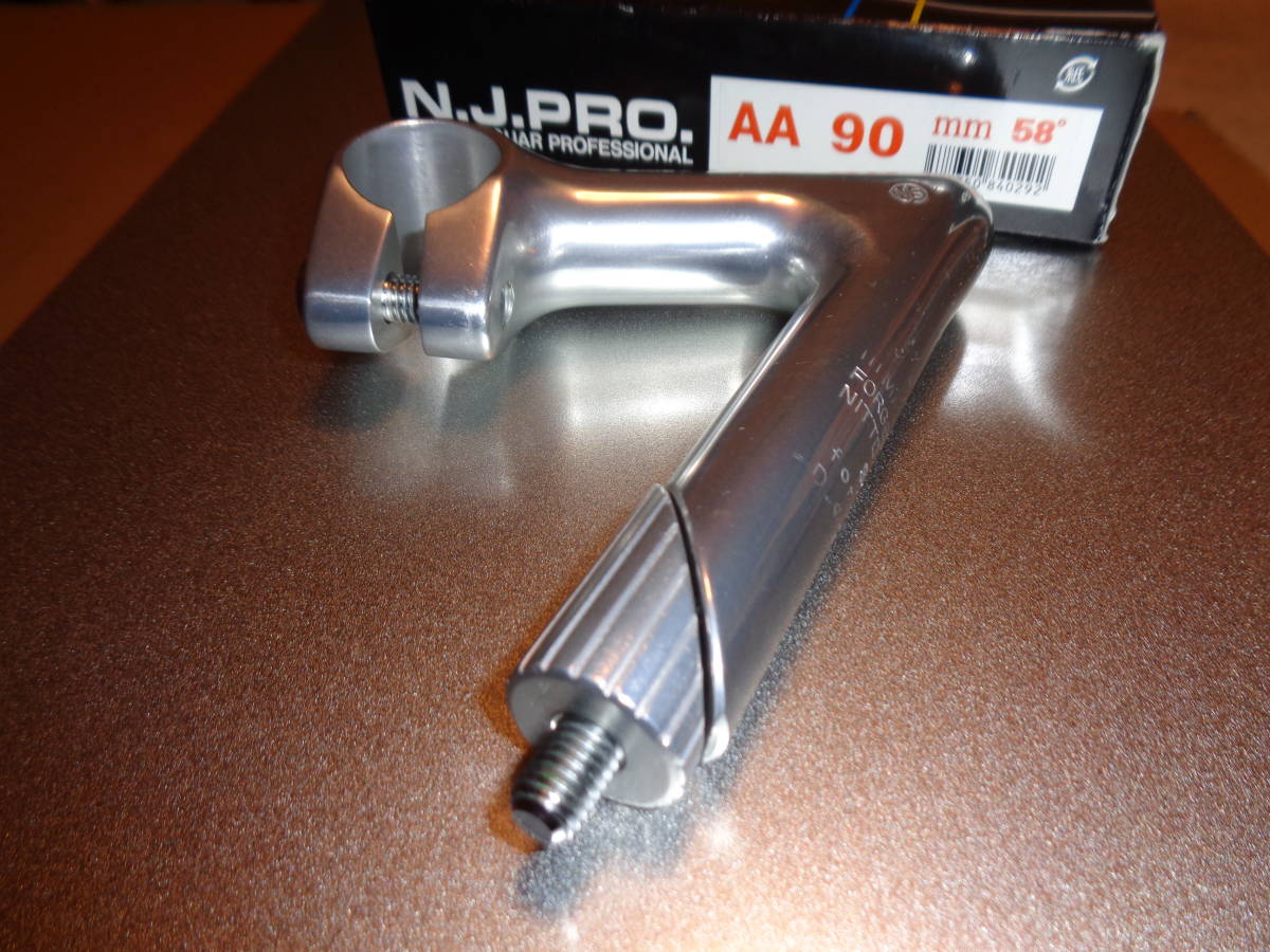 日東 トラック用ハンドルステム N.J.PRO. AA 突出し寸法９０ｍｍ ５８° 軽合金製 NJS【未使用品】_画像1