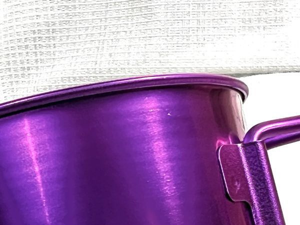 Aランク 海外限定スノーピーク チタンシングルマグ 450 パープル Aランク 海外限定スノーピーク チタンシングルマグ 450 パープル
