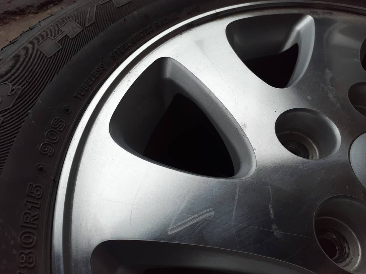 ダイハツ純正ホイール 15×5J タイヤ付 175/80R15 テリオスキッド 売切