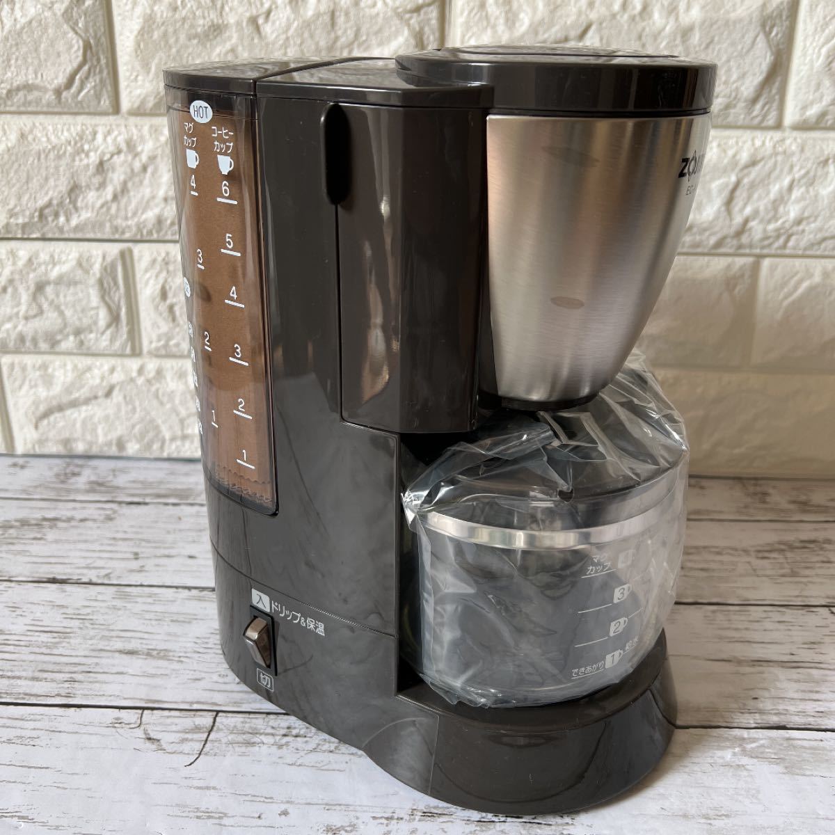 象印 コーヒーメーカー EC-AJ60-XJ ステンレスブラウン