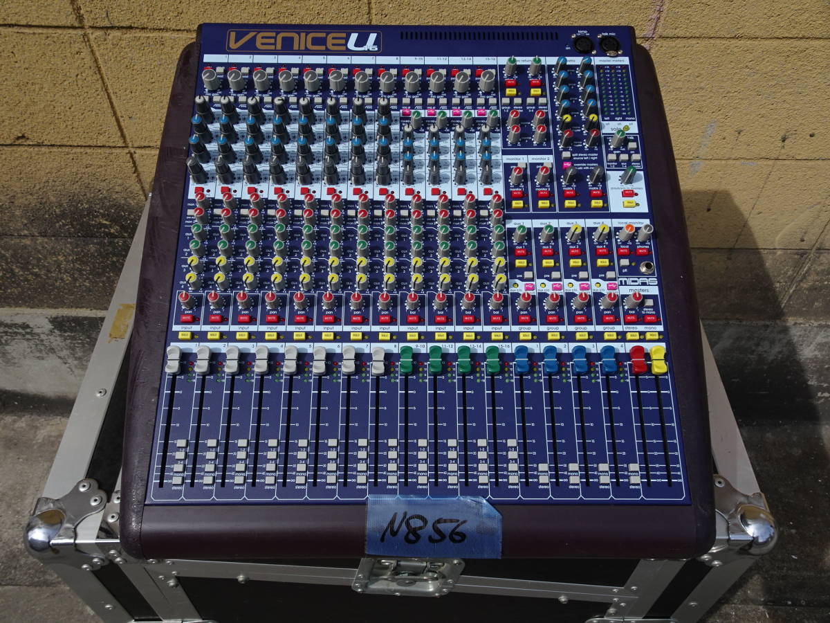 N856】MIDAS Venice U16 ※電源入りません ミキサー 音響卓 マイダス N856】MIDAS Venice U16 ※電源入りません ミキサー 音響卓 マイダス