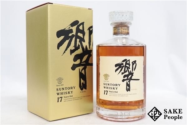 ◇注目! サントリー 響 17年 旧ボトル 裏ゴールドラベル 700ml 43% 箱