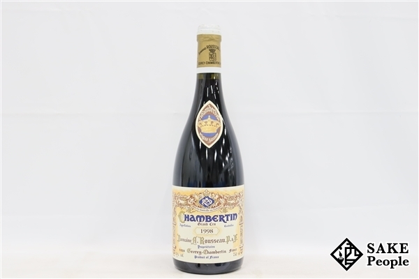 □注目! シャンベルタン グラン・クリュ 1998 アルマン・ルソー 750ml