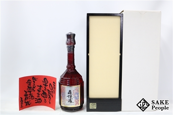 ☆注目! 森伊蔵 楽酔喜酒 1999 600ml 25度 箱 外箱付き 森伊蔵酒造