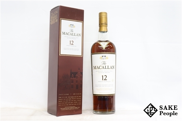 ◇注目! ザ・マッカラン 12年 旧ボトル シェリーオーク 700ml 40% 箱