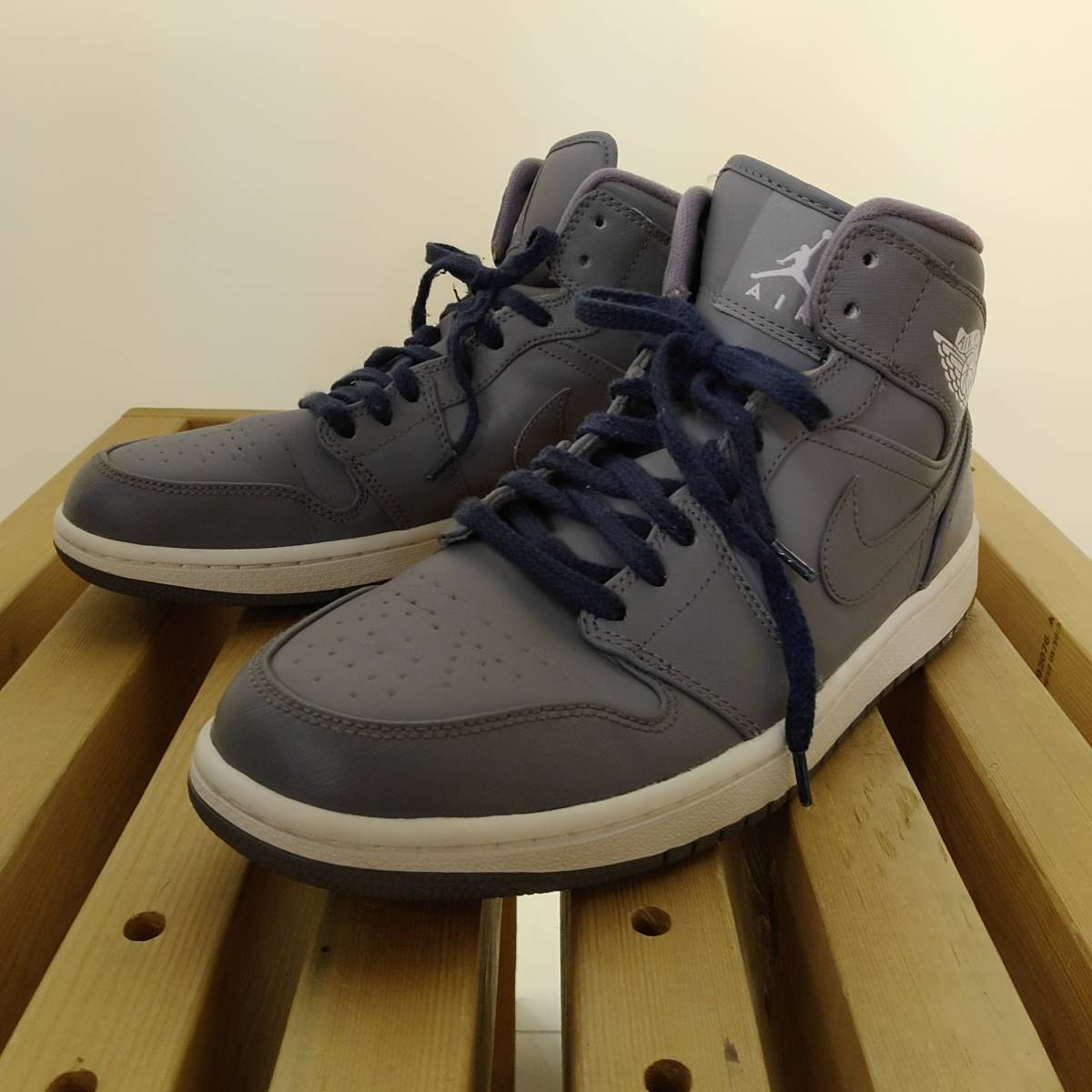 NIKE/ナイキ/Jordan 1 Mid Cool Grey White/エアジョーダン1/スニーカー/SIZE 27.5cm_画像1