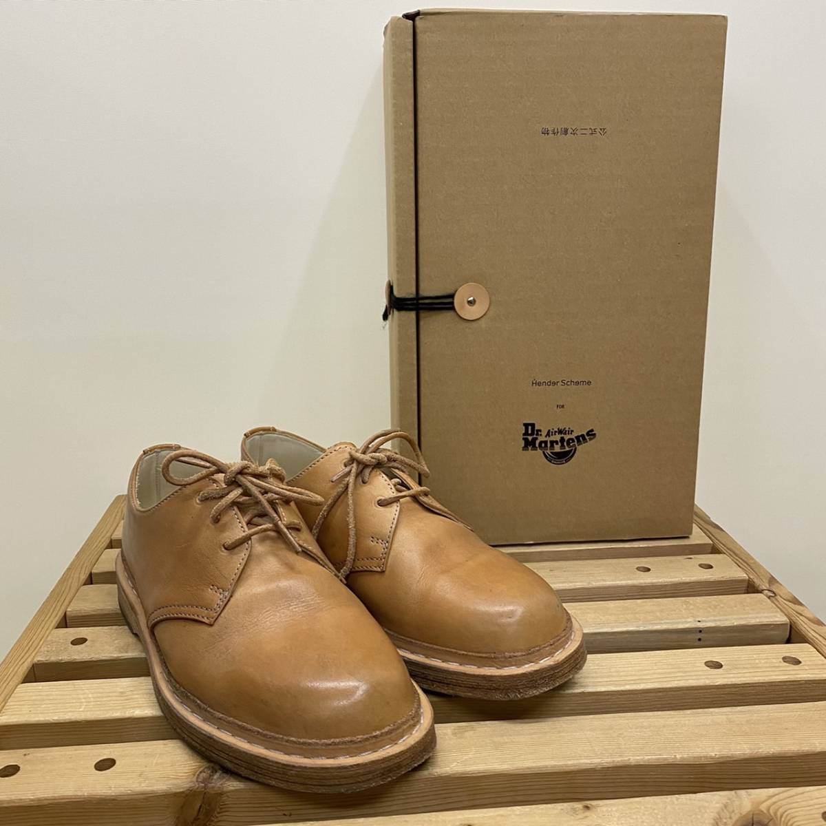 Hender Scheme× Dr. Martens/エンダースキーマxドクターマーチン/mip－21/ベジタブルタンニンレザー/3ホールシューズ_画像2