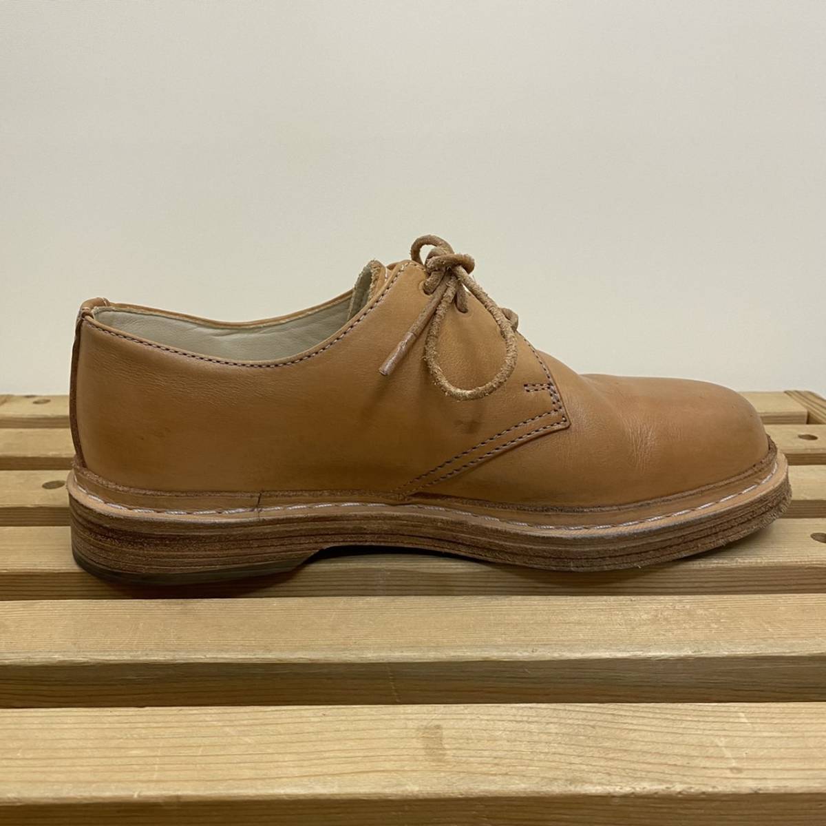 Hender Scheme× Dr. Martens/enda- ski max Dr. Martens /mip-21/bejitabru tongue person leather /3 hole shoes 