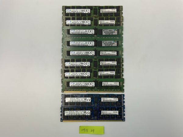 [サーバー用] Samusng メーカー混在 8G 10枚セット メモリ メモリーPC3L-12800R DDR3 1600 0915 24