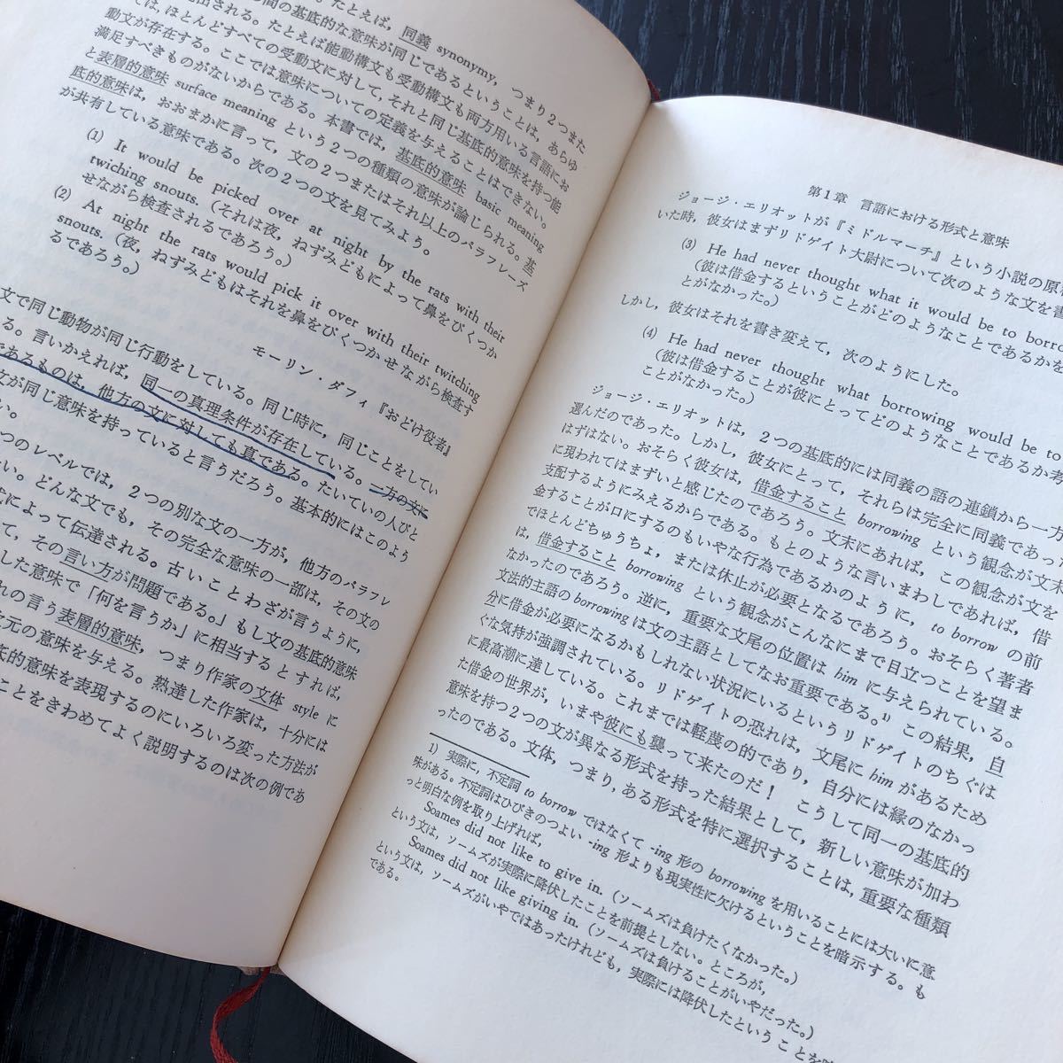 ケ7 文体と意味 変形文法理論と文学 1972年5月1日初版発行 大修館書店 代名詞 英語助動詞 練習問題　文法 疑問文 英会話 文体 本 作り方 _画像9