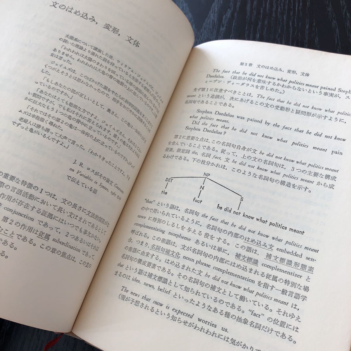 ケ7 文体と意味 変形文法理論と文学 1972年5月1日初版発行 大修館書店 代名詞 英語助動詞 練習問題　文法 疑問文 英会話 文体 本 作り方 _画像5