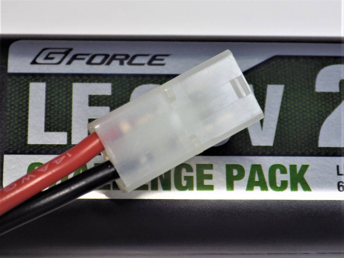 G-FORCE Li-Fe リフェバッテリー 1本 未使用 6.6V 2200mAh ジーフォース (送料\185対応 TT02TT01TB03DF-03M05M06 タミヤ 旧型シャーシ_接続はタミヤタイプコネクタ仕様です。