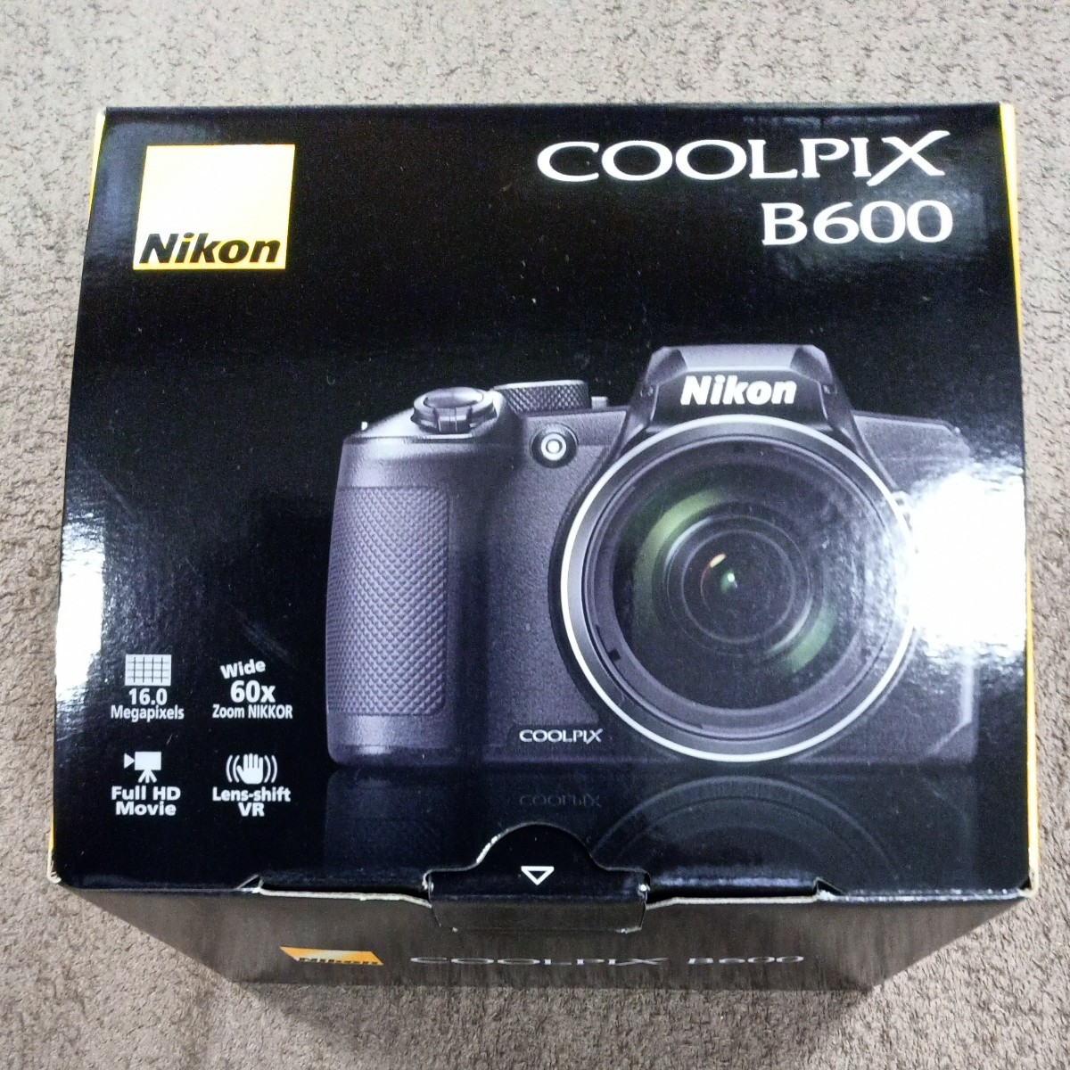 新品未開封 デジタルカメラ ニコンB600ブラック COOLPIX 光学60倍