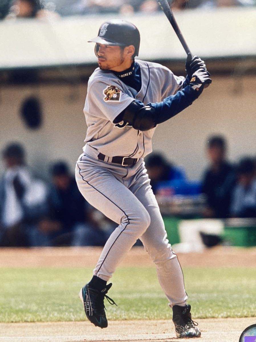 MLB】81 イチロー 2001年 大判写真 8×10(約25.5×約 MLB】81 イチロー 2001年 大判写真 8×10(約25.5×約