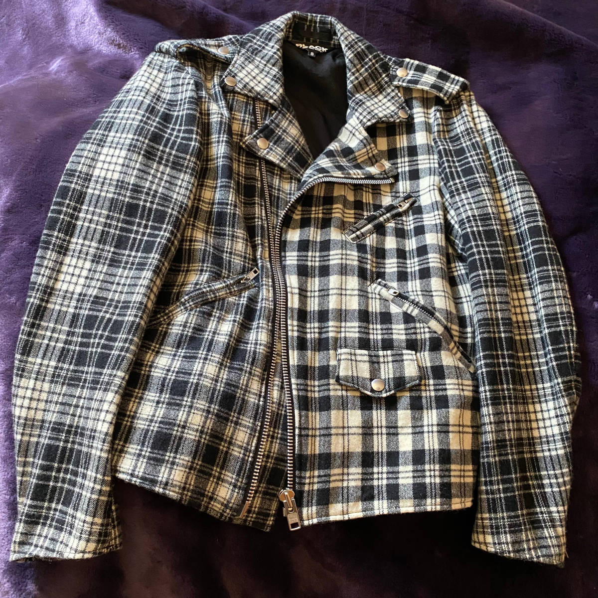 ◇ BLACK COMME des GARCONS / コムデギャルソン 切替チェック柄
