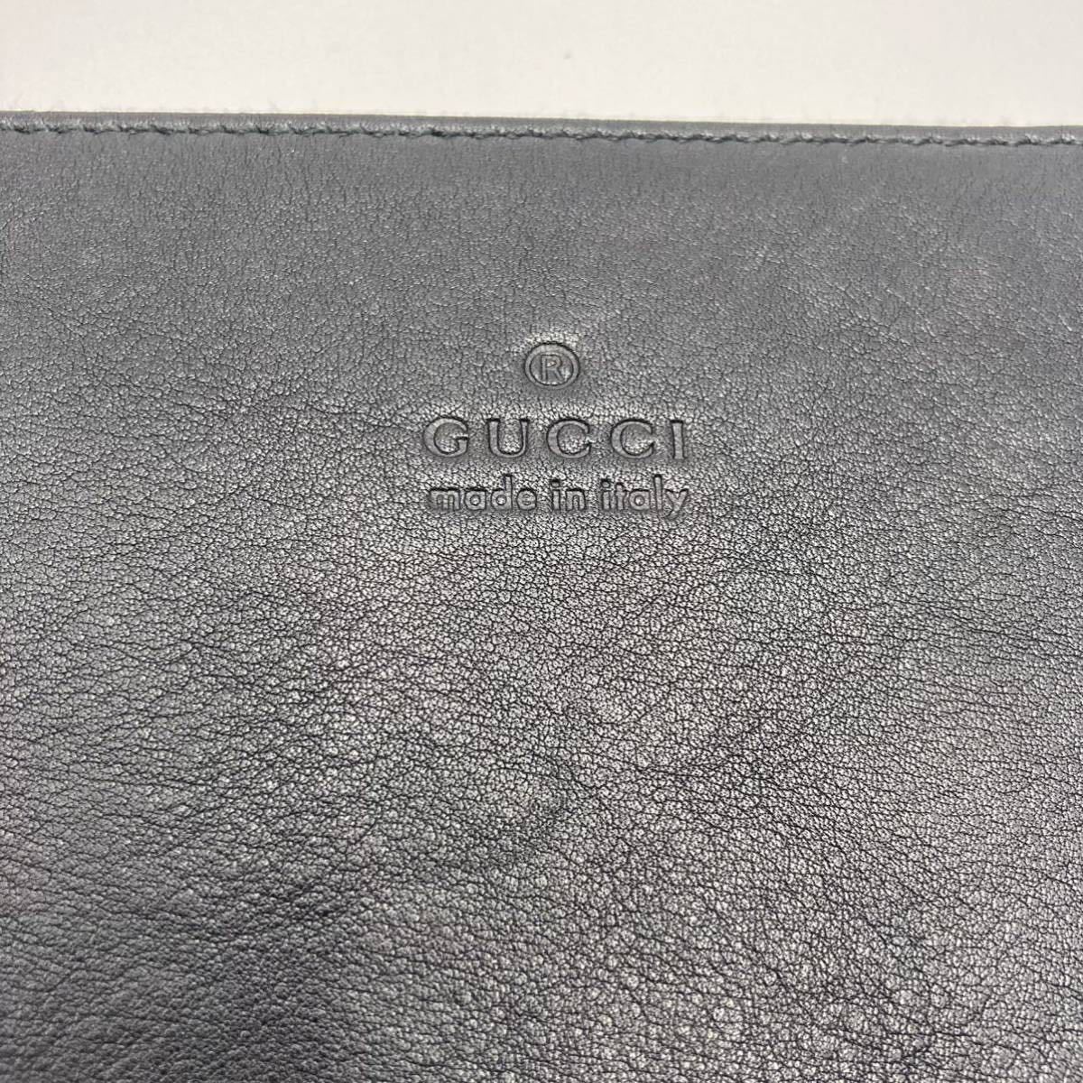 1円〜【未使用/最高級モデル】グッチ GUCCI バンブー タッセル シボ革