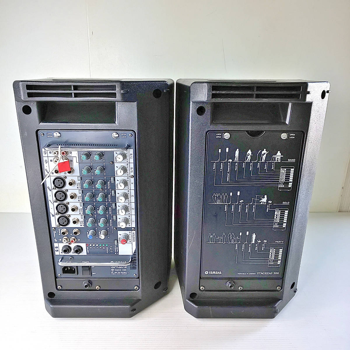 YAMAHA ヤマハ ポータブルPAシステム STAGEPAS300 ミキサー スピーカー