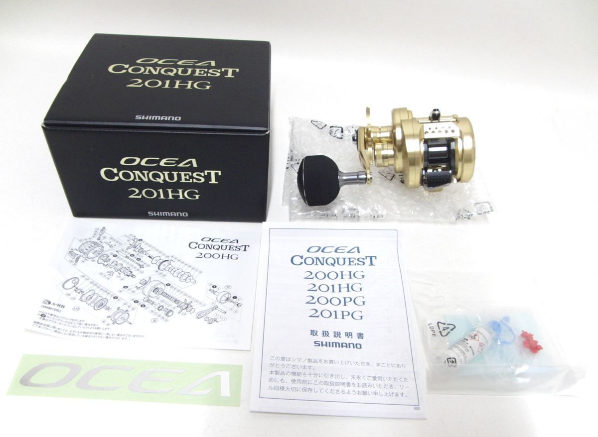 保存版】 OCEA 1S605□□SHIMANO CONQUEST 201HG□□【ニューポーン