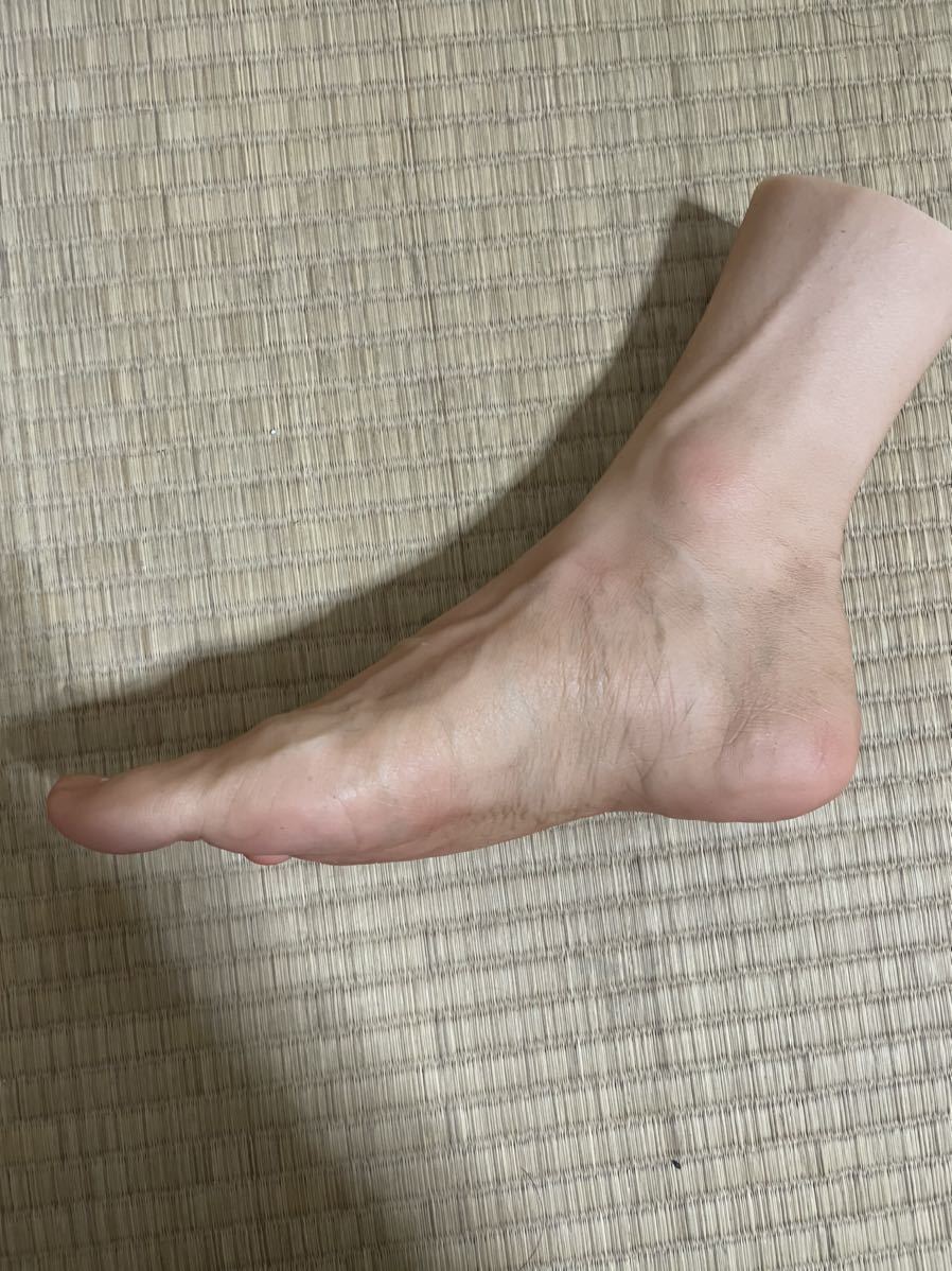 シリコン製 男性足 足マネキン リアル 右足 サイズ26cm